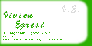 vivien egresi business card